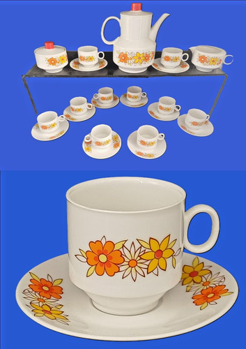 Service café vintage - service,