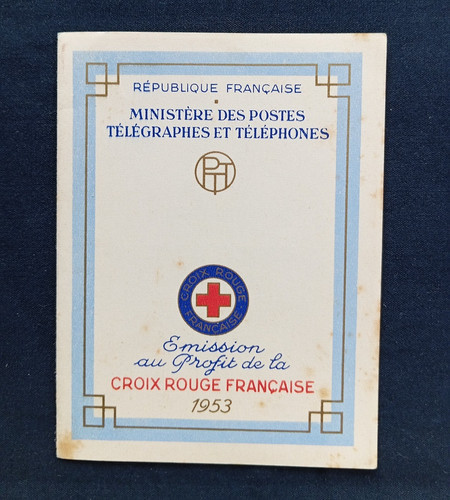 Carnet croix rouge 1953 - la,