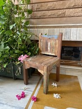 Main en Bois Sculpté Chaise, Recyclé Confortable Maison Et Décor Beau Chaise