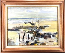 Michel Jouenne  toile ( escale