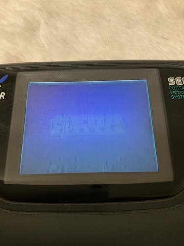 Sega game gear console - game,