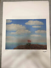 Rene Magritte Lithograph off set cm 50x70 signature on plate with certificate
