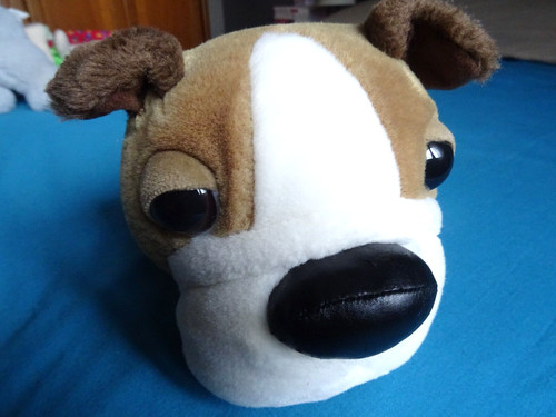 Peluche chien bouledogue - peluche,