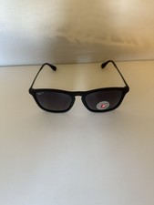 Ray Ban Sunglasses Chris RB4187 622/T3 Matte Black Grey/Blue Gradient POLARIZED