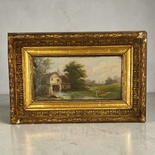 Tableau ancien huile sur toile