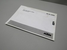 2009 KTM 50 SX  CHASSIS SPARE PART MANUAL 3CF6001I4EN