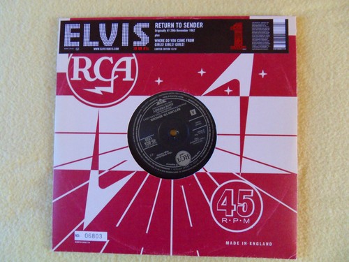 Disque tours d elvis - disque, d'elvis