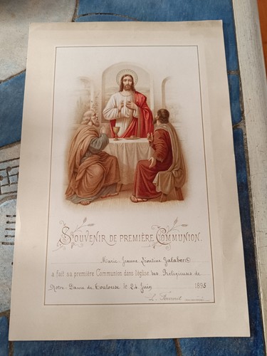 Gravure lithographie 1895 - ,