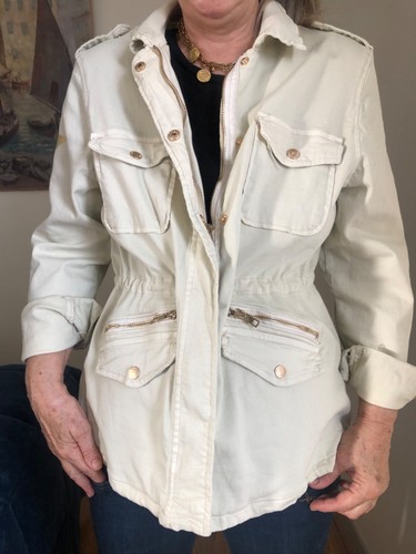 Veste saharienne beige - veste,