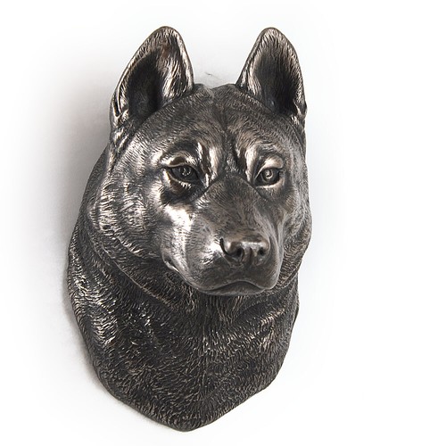 Tête suspendue art - tête, chien