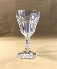 1 crystal water glass VAL SAINT LAMBERT model LALAING 16 cm wine foot table