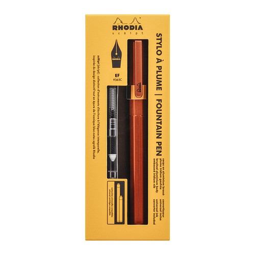 Stylo plume alu orange - stylo,