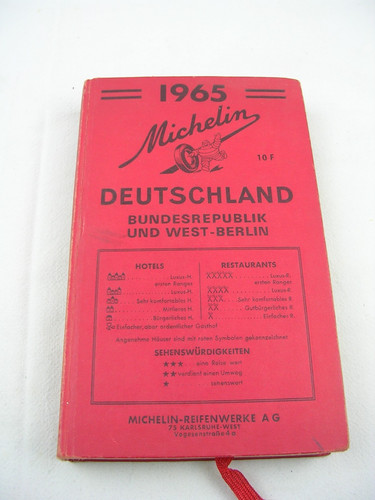 Guide michelin rouge - guide,