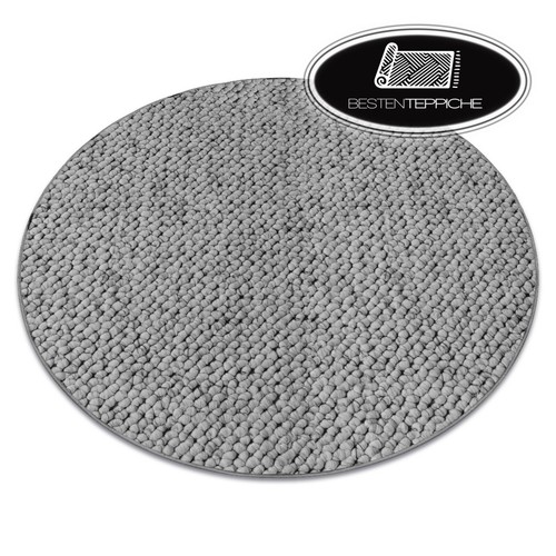 Tapis rond casablanca gris - tapis,