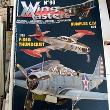 Wing Masters n°90 Rumpler C.IV F-84G thunderjet avion maquette tbd-1 devastator