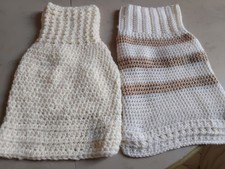 2 Pulls pour petits chiens faits main