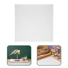 100 Pieces Doublure De Déchets Pour Cage À Oiseaux Papier Revêtement