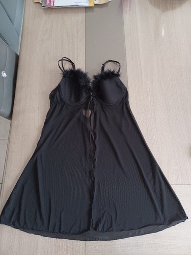 Nuisette transparente noir