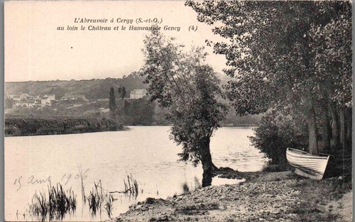 71451 cpa abreuvoir - cpa, 95
