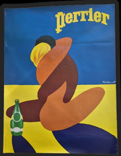 Affiche publicitaire perrier - affiche,