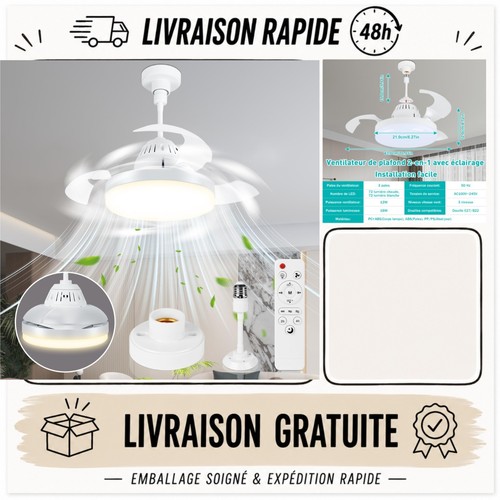 Ventilateur plafond avec - plafond,