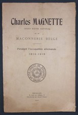 CHARLES MAGNETTE - MACONNERIE