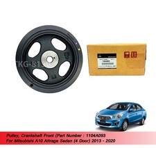 Poulie vilebrequin avant 1104A093 compatible avec Mitsubishi Attrage /...