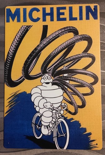 Plaque métal tôle - , michelin
