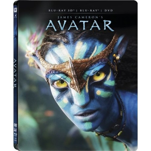 Avatar steel3d bluray dvd set - avatar,