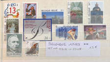 TIMBRES BELGIQUE 1989 YT N°