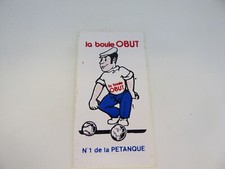 STICKER / STICKER - OBUT - THE BALL N°1 OF THE PETANQUE - FRENCH BOWLS - TOP