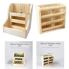 Mangeoire à foin en bois pour cochon d'Inde, pour Cage, lapin, cochon