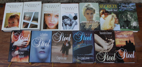 Danielle steel lot de 13 - de,