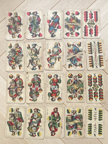 Ancien jeu carte - carte,