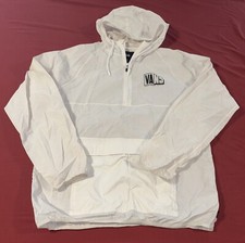 VANS Men's Size Medium Long Sleeve Pull-over, half-Zip Jacket Windbreaker *Read*