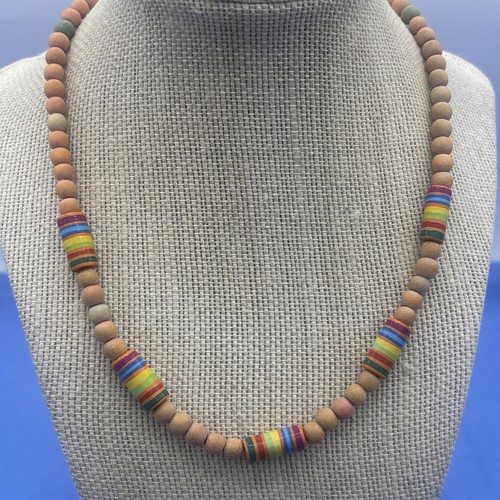 Tatiri wood bead - wood, necklace