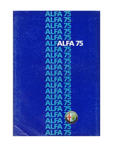 Brochure alfa romeo - ▄▀▄,