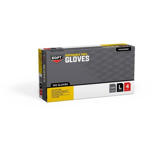 Eqpt vinyl gloves - vinyl,
