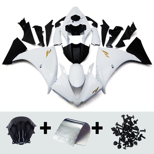 Black white fairings kit for - black,