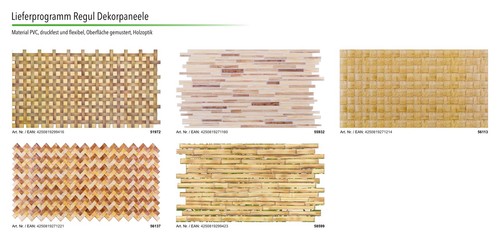 Panneaux muraux pvc - pvc, hexim