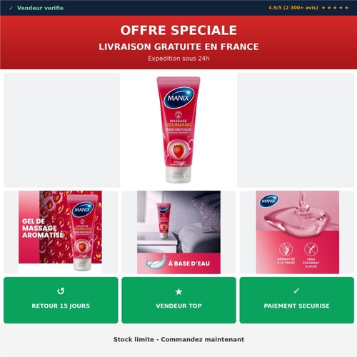 Gel massage gourmand - de,