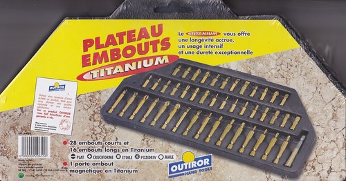Embouts titanium pieces - embouts, 45