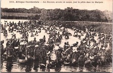 Africa Senegal The Armed Women of Nasse Vintage Postcard 05.19