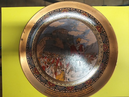 Jolie assiette cuivre - jolie,