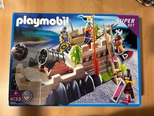 PLAYMOBIL-Médiévaux-Fort de chevaliers, set complet  SCELLÉ  (4133)