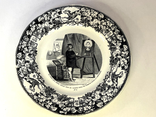Assiette creil montereau - assiette,