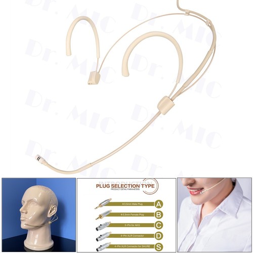 Headworn microphone 100 20khz - headworn,