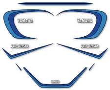 YAMAHA RD 250 LC 4L1 - Kit Sticker decals - 4L1 RDLC 1980-81 - Blue