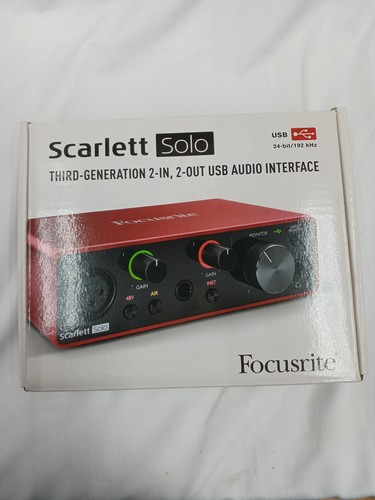 Interface audio usb focusrite - interface,