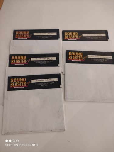 Disquettes sound blaster pro - sound,